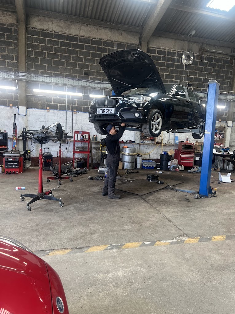 Station Motor Company workshop